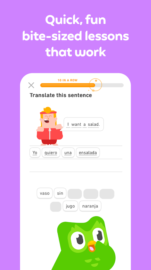 Duolingo: language lessons screenshot