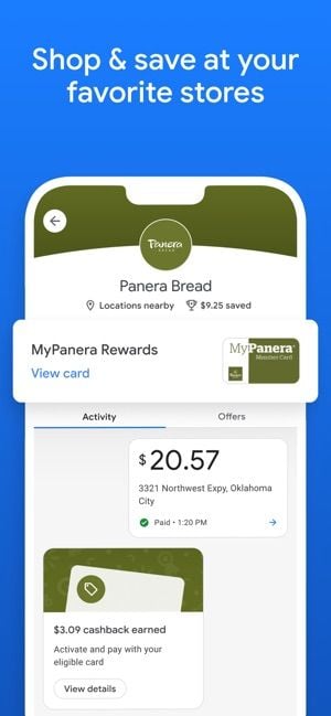 Google Pay: Save and Pay screenshot