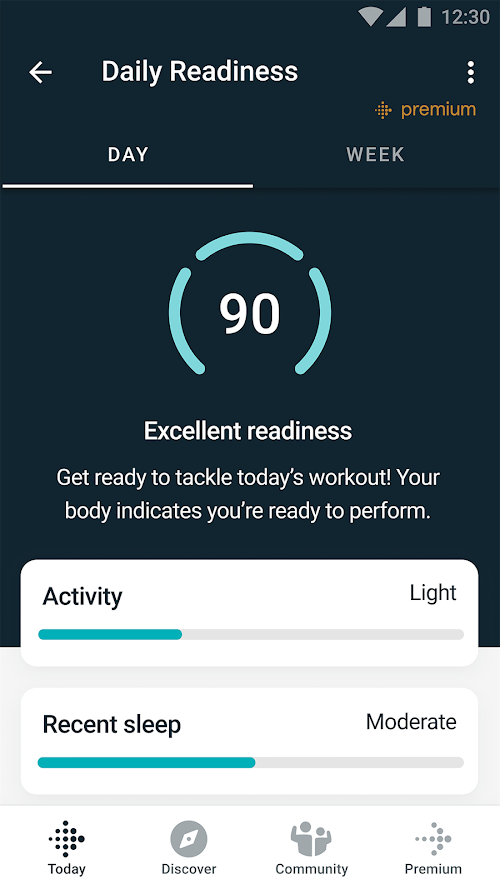 Fitbit screenshot