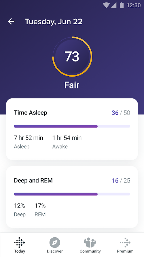 Fitbit screenshot