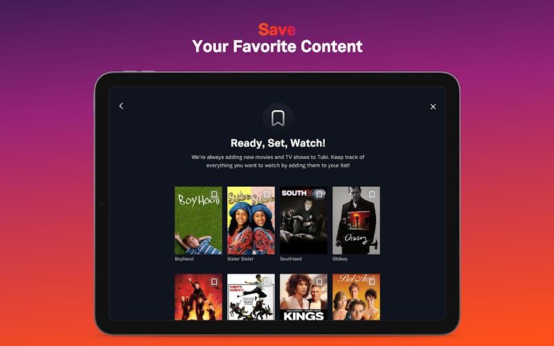 Tubi TV screenshot