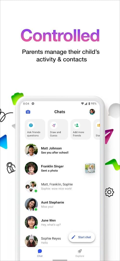 Messenger Kids – The Messaging screenshot