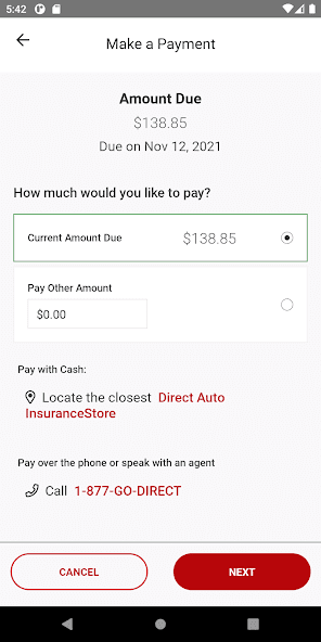 Direct Auto Insurance screenshot