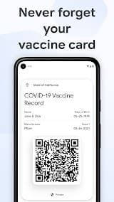 Google Wallet screenshot