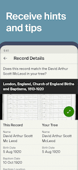 Ancestry screenshot