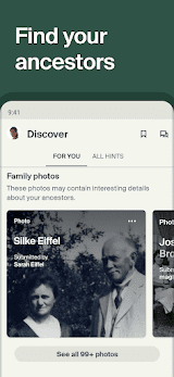 Ancestry screenshot