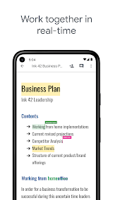 Google Docs screenshot