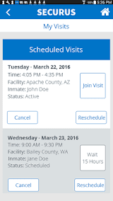 Securus Mobile screenshot