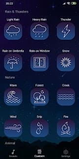 Sleep Sounds - relaxing sounds screenshot