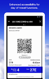 United Airlines screenshot