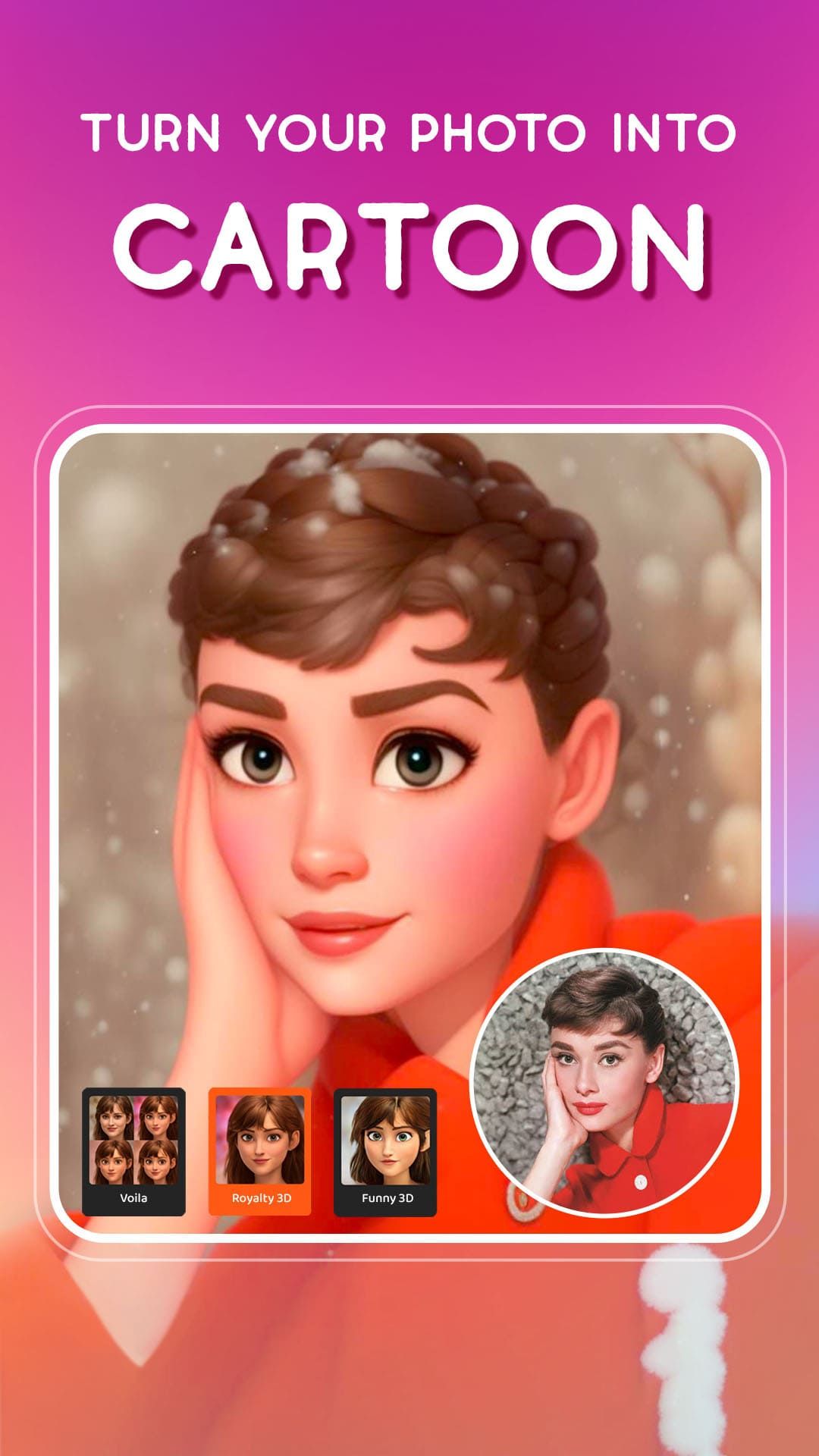 Voila AI Artist Cartoon Photo screenshot