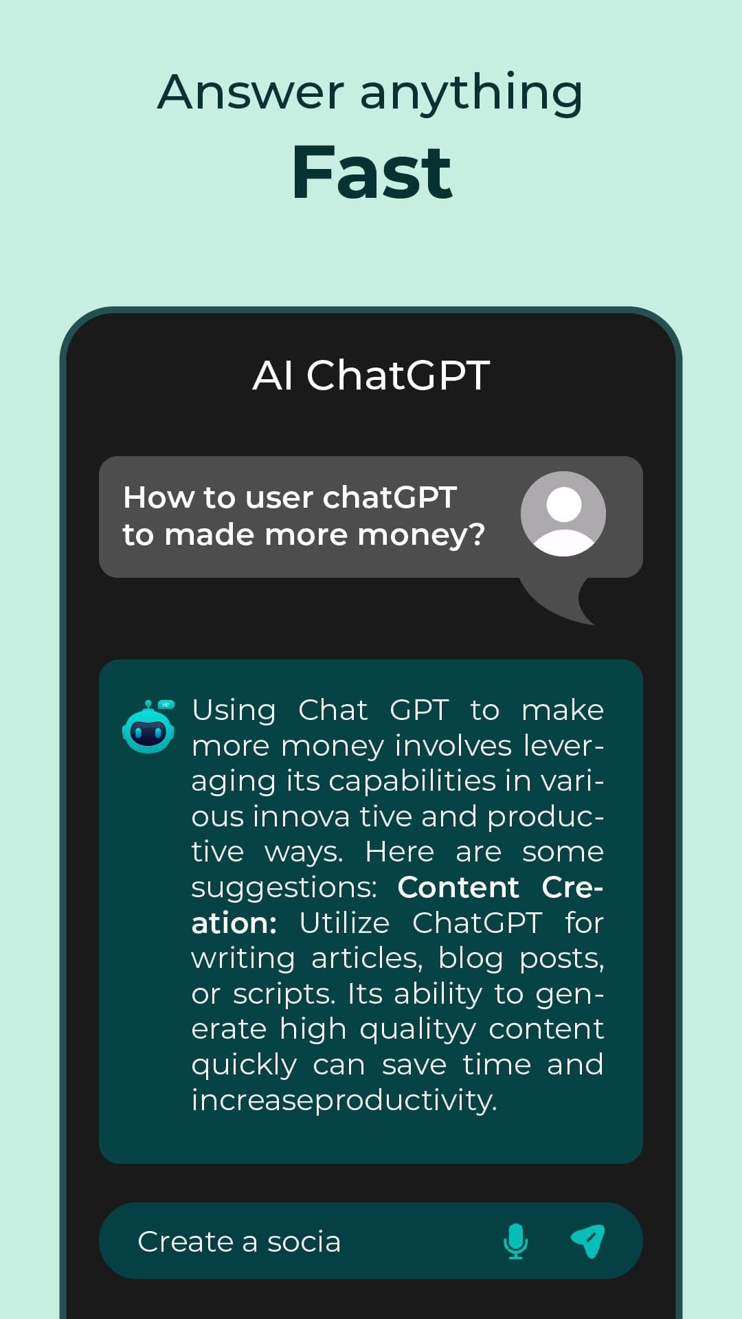 AI Chat: AI Open o1 Assistant screenshot