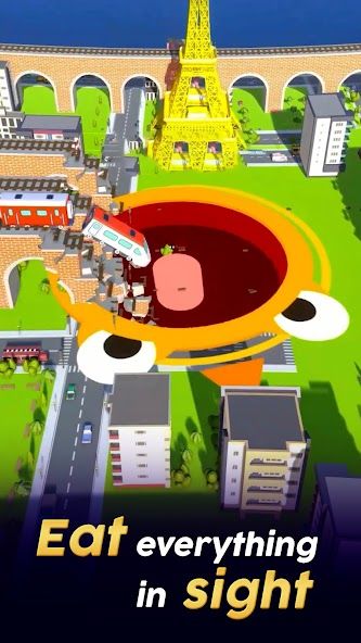 Hole.io screenshot