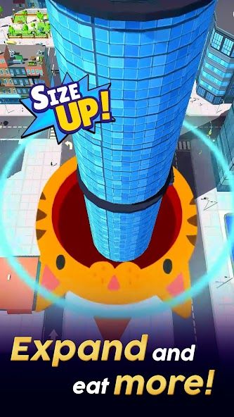 Hole.io screenshot