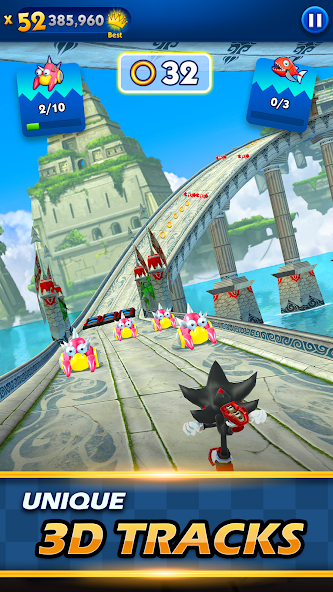 Sonic Dash Endless Runner Game screenshot