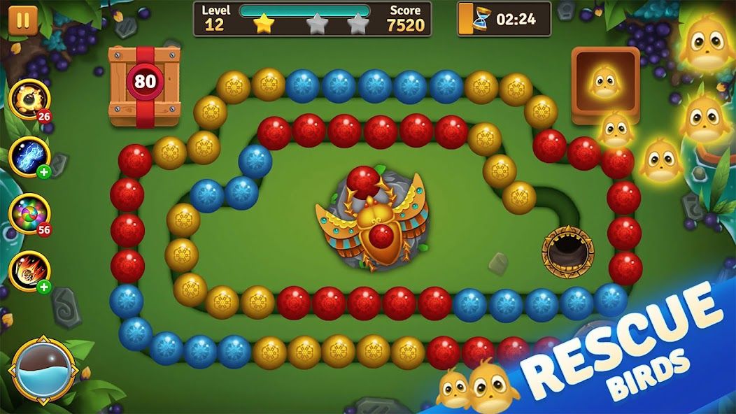 Jungle Marble Blast screenshot