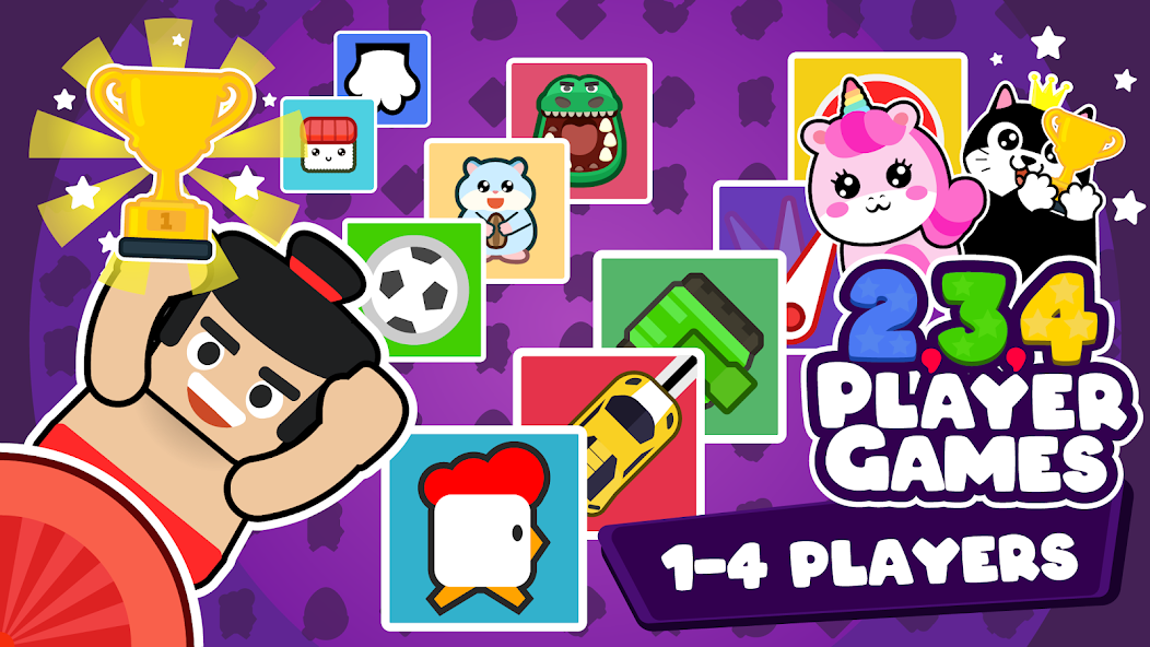 2 3 4 Player Mini Games screenshot