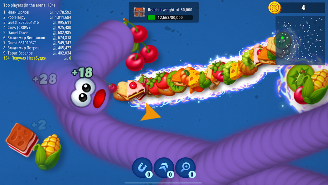 Worms Zone .io - Hungry Snake screenshot