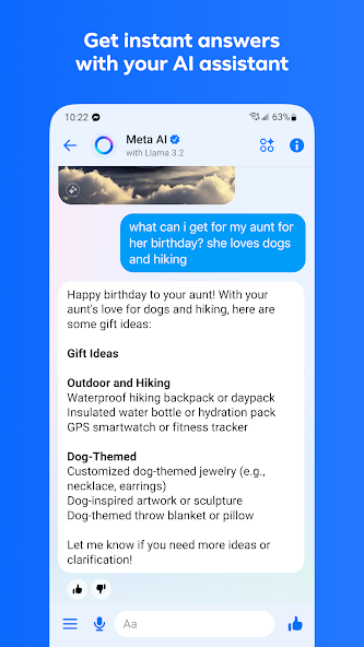 Messenger screenshot