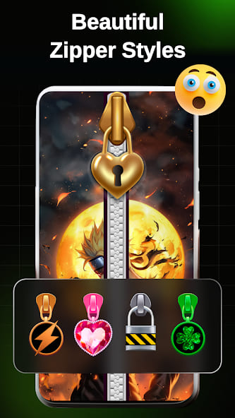 Zipper Lock Screen - ZippyLock screenshot